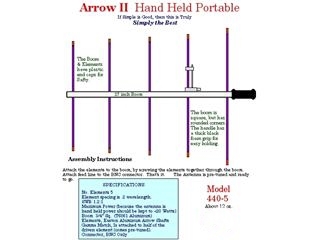 ARROW ANTENNA 440-5