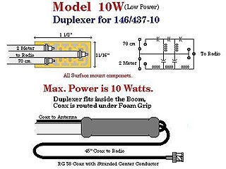 ARROW ANTENNA 10W DUPLXR-SMA