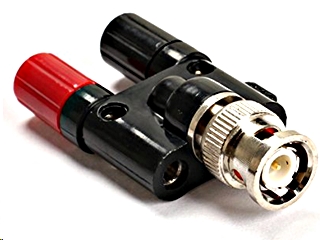 Banana Binding Post Jack to 50 Ohm BNC Male Adapter