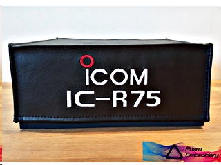 Prism Embroidery ICOM IC-R75 Cover