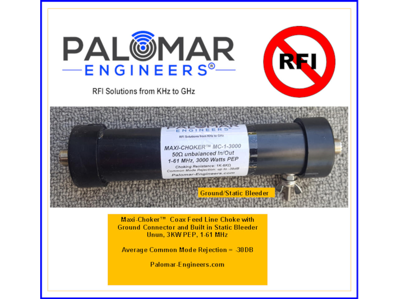 Palomar Engineers MC-1-3000