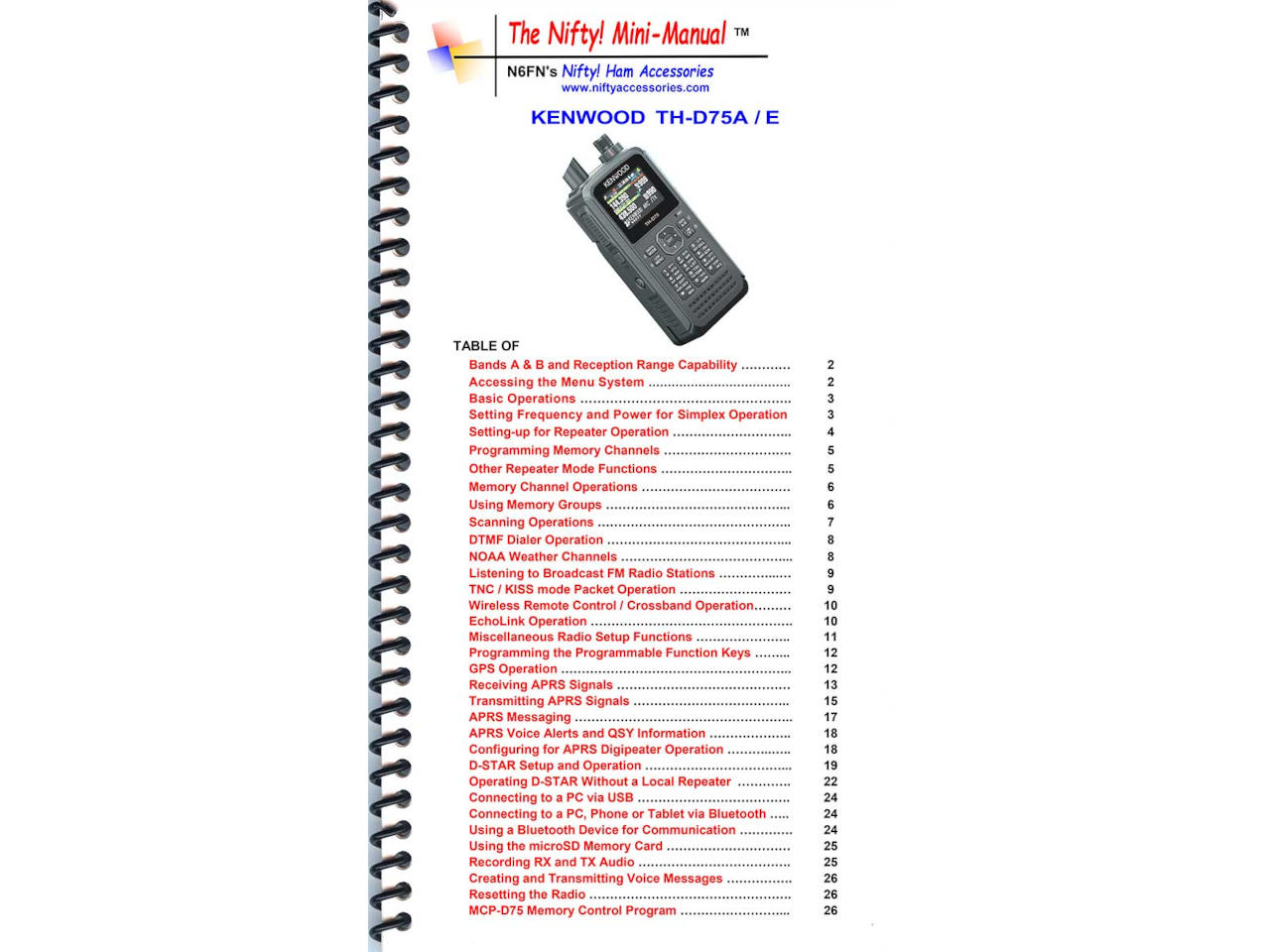 Nifty Accessories NIFTY-TH-D75A