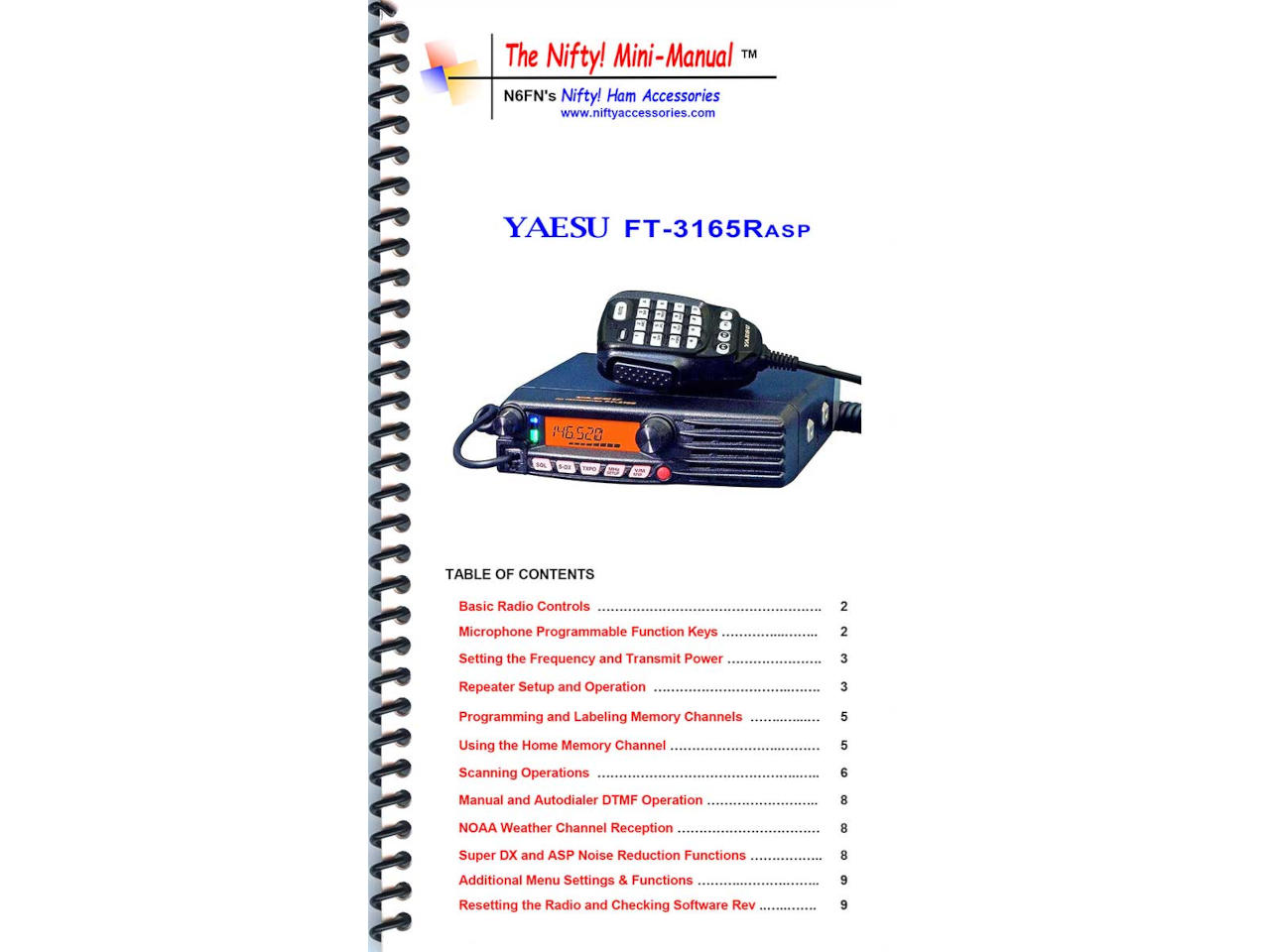 Nifty Accessories NIFTY-FT-3165RASP